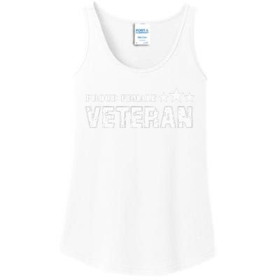 American Girl Proud Female Veteran Ladies Essential Tank