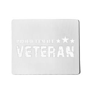 American Girl Proud Female Veteran Mousepad