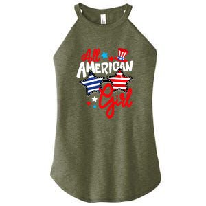 American Girls Patriotic July 4th Funny Women's Perfect Tri Rocker Tank