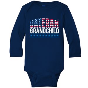 America Grand Patriotic Veterans Day Gift Baby Long Sleeve Bodysuit