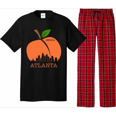 Atlanta Georgia Peach Skyline Pajama Set