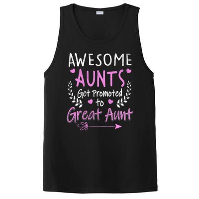 Aunts Get Promoted To Great Aunt Cute PosiCharge Competitor Tank