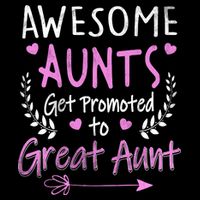 Aunts Get Promoted To Great Aunt Cute Zip Tote Bag