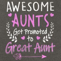 Aunts Get Promoted To Great Aunt Cute Cotton Canvas Backpack