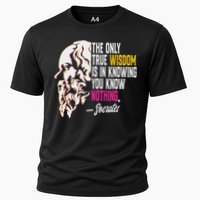 Ancient Greek Philosophy Quote The Only True Wisdom Socrates Performance Shirt
