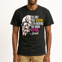 Ancient Greek Philosophy Quote The Only True Wisdom Socrates Tall T-Shirt
