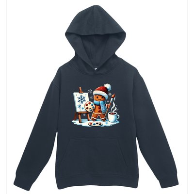 Artist Gingerbread Painter Art Teacher Student Christmas Urban Pullover Hoodie