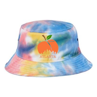 Atlanta Georgia Peach Skyline Tie Dye Newport Bucket Hat