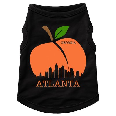 Atlanta Georgia Peach Skyline Doggie Tank