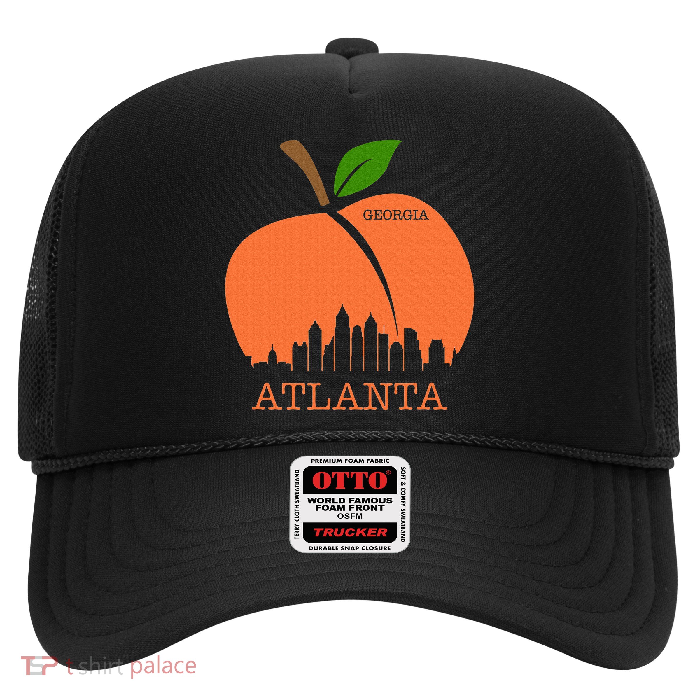 Atlanta Georgia Peach Skyline Trucker Hat