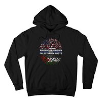 American Grown Palestinian Roots Palestine Flag Hoodie