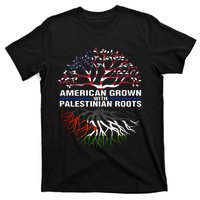 American Grown Palestinian Roots Palestine Flag T-Shirt