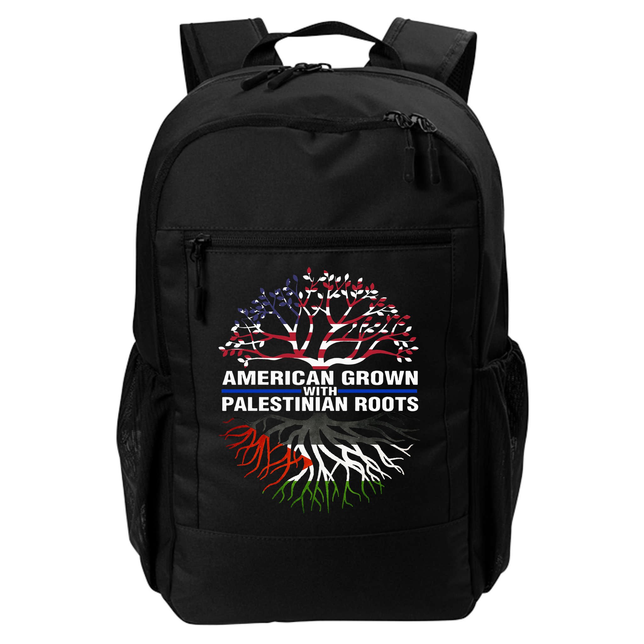 American Grown Palestinian Roots Palestine Flag Backpack