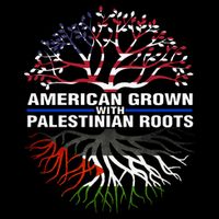 American Grown Palestinian Roots Palestine Flag Sustainable Bucket Hat