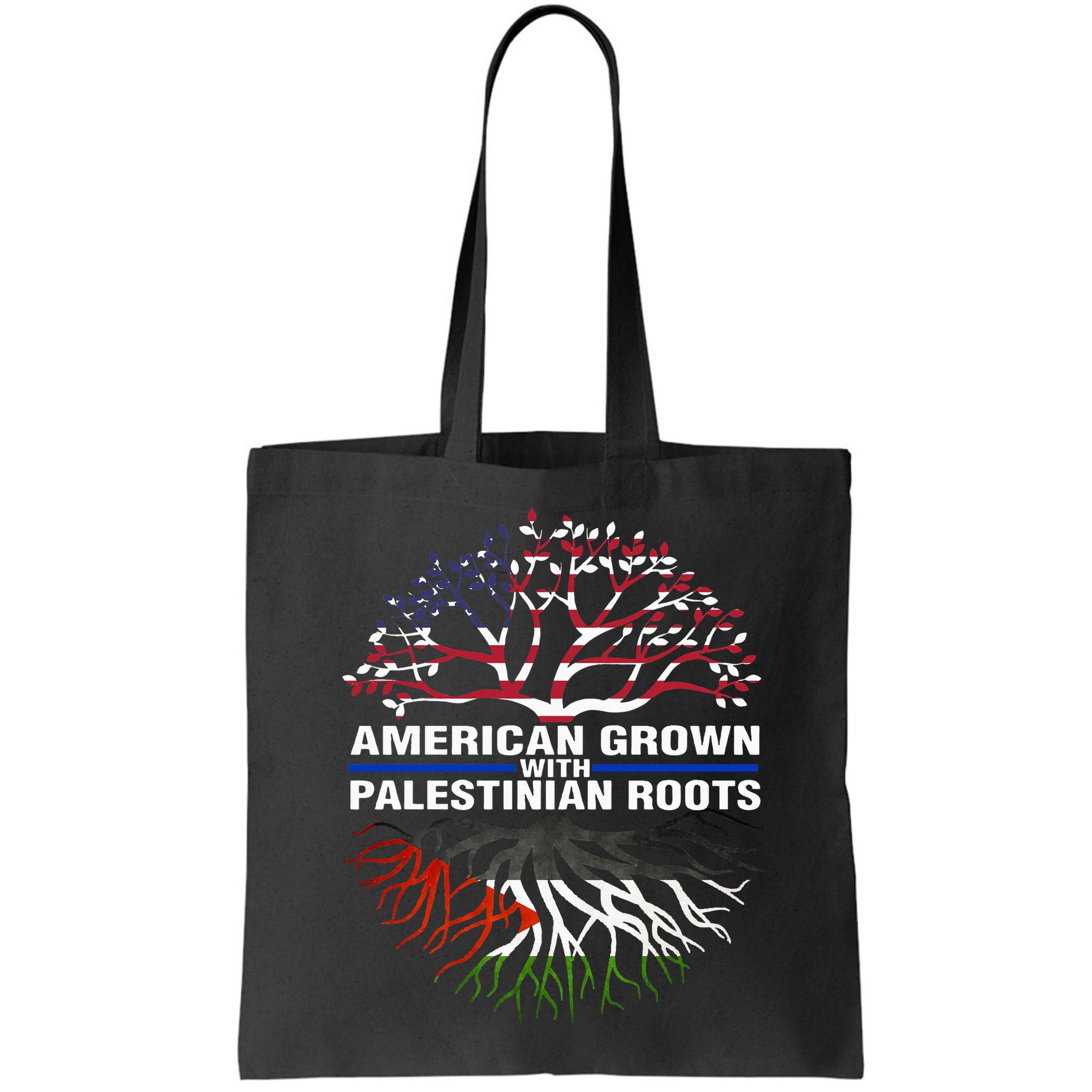 American Grown Palestinian Roots Palestine Flag Bag