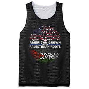 American Grown Palestinian Roots Palestine Flag Mesh Reversible Basketball Jersey Tank