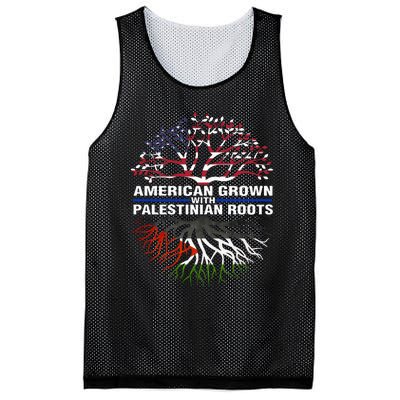 American Grown Palestinian Roots Palestine Flag Mesh Reversible Basketball Jersey Tank