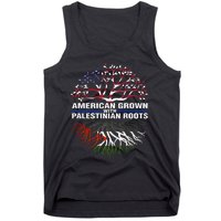 American Grown Palestinian Roots Palestine Flag Tank Top