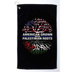 American Grown Palestinian Roots Palestine Flag Platinum Collection Golf Towel