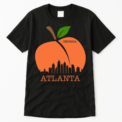 Atlanta Georgia Peach Skyline Tall T-Shirt