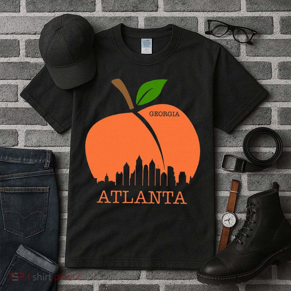 Atlanta Georgia Peach Skyline Tall T-Shirt