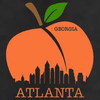 Atlanta Georgia Peach Skyline Beanie