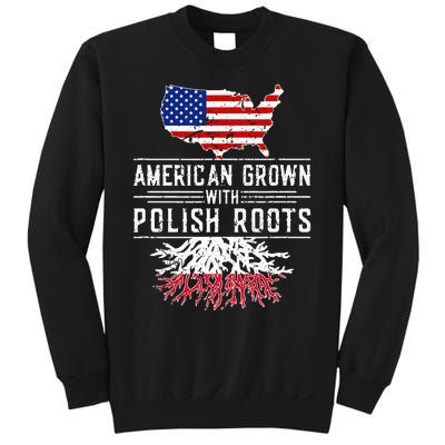 American Grown Polish Roots Pride Poland Sweatshirt