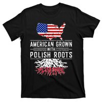 American Grown Polish Roots Pride Poland T-Shirt