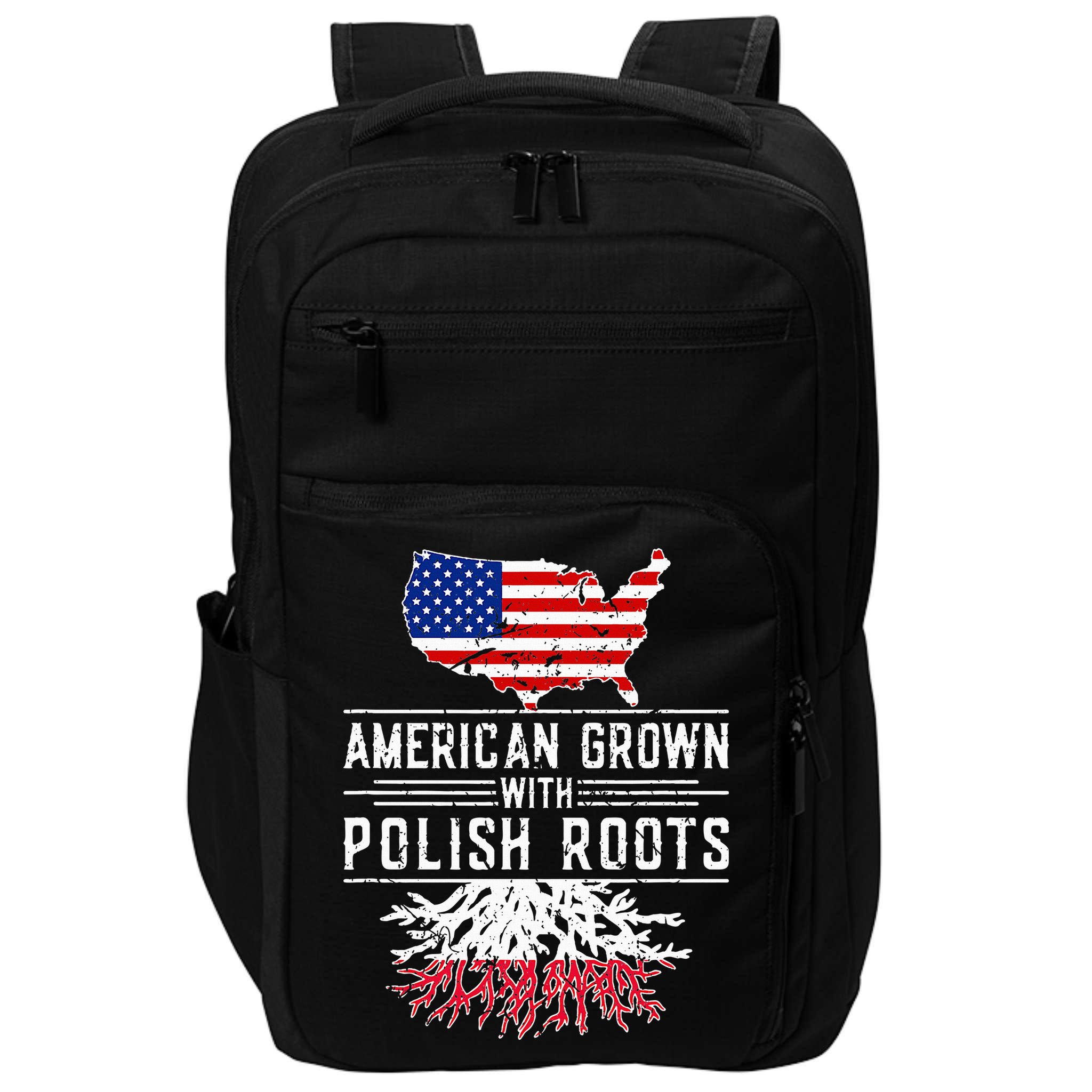 American Grown Polish Roots Pride Poland Impact Tech Backpack