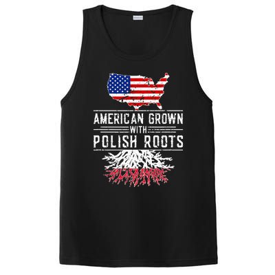 American Grown Polish Roots Pride Poland PosiCharge Competitor Tank