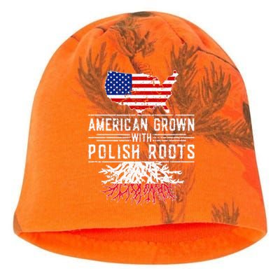 American Grown Polish Roots Pride Poland Kati - Camo Knit Beanie