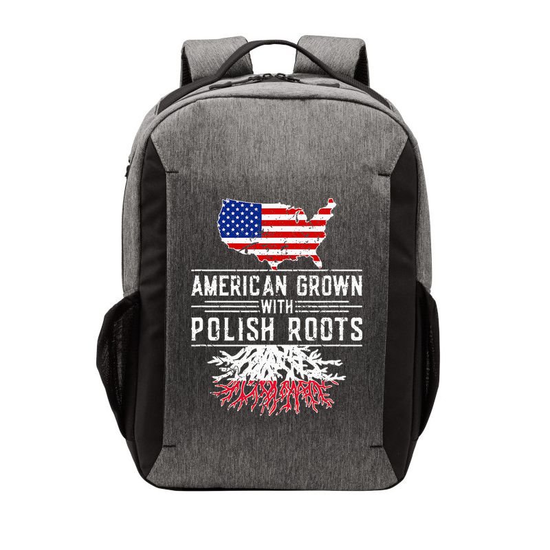American Grown Polish Roots Pride Poland Vector Backpack