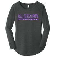 Alabama Gymnastics Purple Vintage Text Women's Perfect Tri Tunic Long Sleeve Shirt