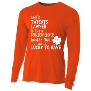 A Good Patents Lawyer Is Like A 4 Leaf Clover St Patricks Gift Cooling Performance Long Sleeve Crew