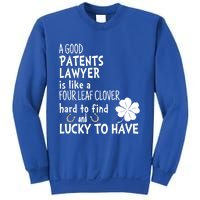 A Good Patents Lawyer Is Like A 4 Leaf Clover St Patricks Gift Sweatshirt