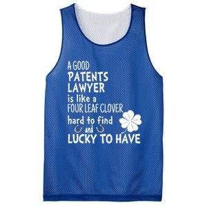 A Good Patents Lawyer Is Like A 4 Leaf Clover St Patricks Gift Mesh Reversible Basketball Jersey Tank