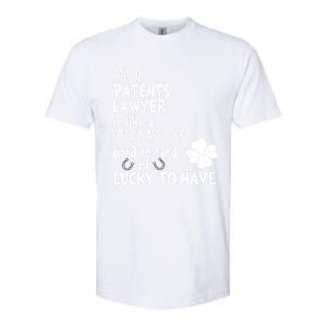 A Good Patents Lawyer Is Like A 4 Leaf Clover St Patricks Gift Softstyle CVC T-Shirt