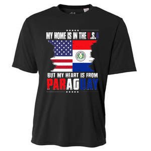 American Grown Patriot Paraguayan American From Paraguay Cooling Performance Crew T-Shirt