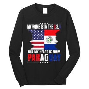 American Grown Patriot Paraguayan American From Paraguay Long Sleeve Shirt