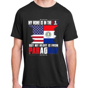 American Grown Patriot Paraguayan American From Paraguay Adult ChromaSoft Performance T-Shirt