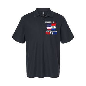 American Grown Patriot Paraguayan American From Paraguay Softstyle Adult Sport Polo