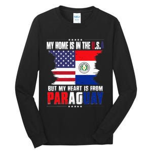 American Grown Patriot Paraguayan American From Paraguay Tall Long Sleeve T-Shirt