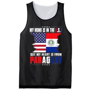 American Grown Patriot Paraguayan American From Paraguay Mesh Reversible Basketball Jersey Tank