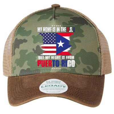 American Grown Puerto Rican American From Puerto Rico Cuba Legacy Tie Dye Trucker Hat