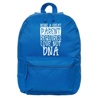 A Great Parent Requires Love Not Dna Happy Father's Day Tee Funny Gift 16 in Basic Backpack