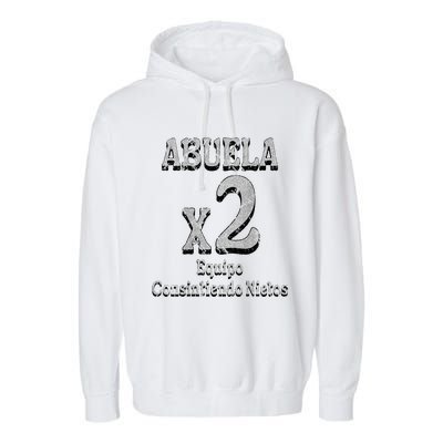 Abuela Grandmother Proud Team Family Garment-Dyed Fleece Hoodie