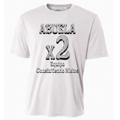 Abuela Grandmother Proud Team Family Cooling Performance Crew T-Shirt