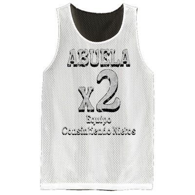 Abuela Grandmother Proud Team Family Mesh Reversible Basketball Jersey Tank