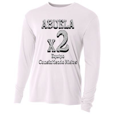 Abuela Grandmother Proud Team Family Cooling Performance Long Sleeve Crew