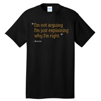 Aaron Gift Quote Funny Birthday Personalized Name Idea Tall T-Shirt